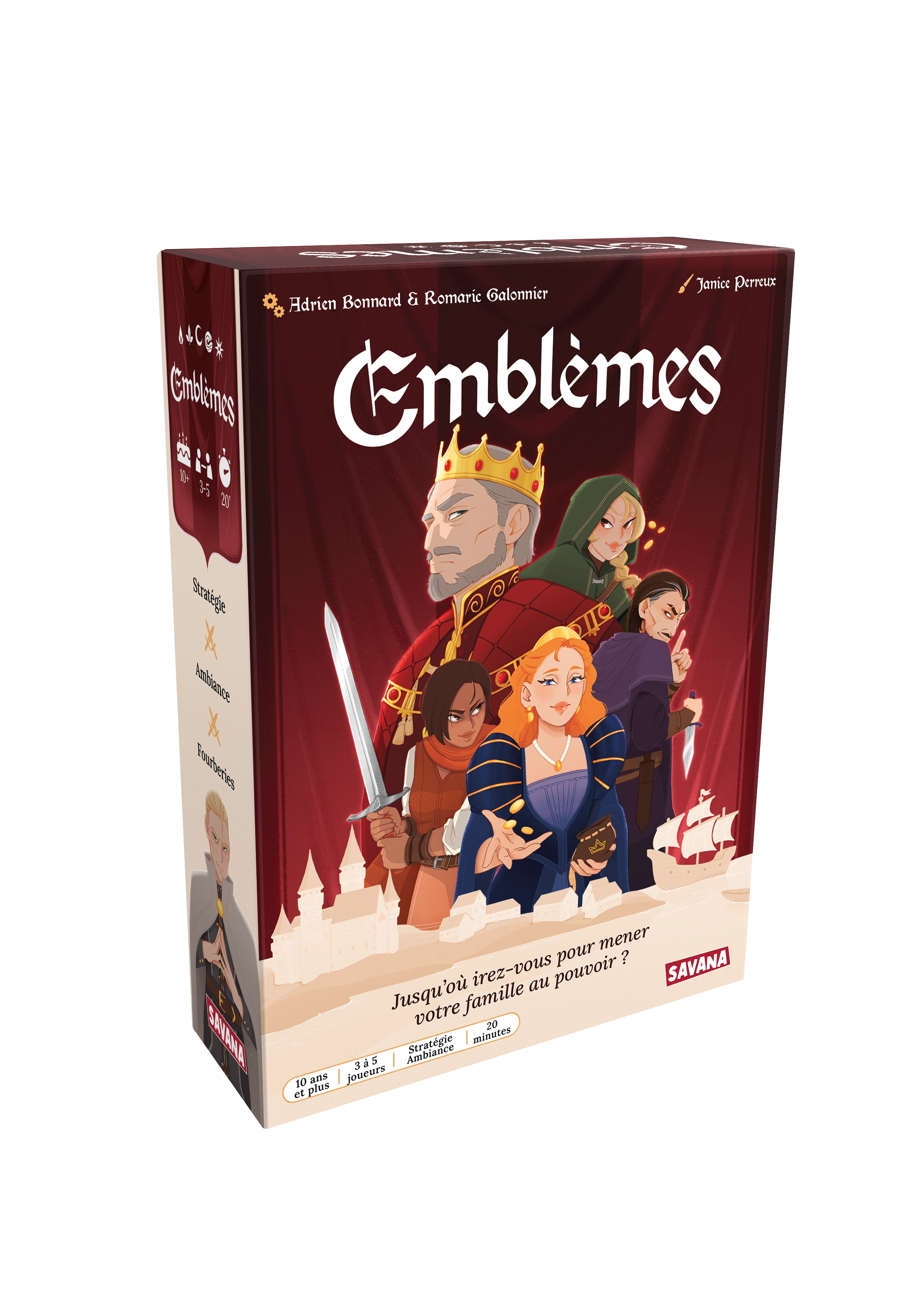 EMBLÈMES – LE JEU DE STRATÉGIES ET DE FOURBERIES