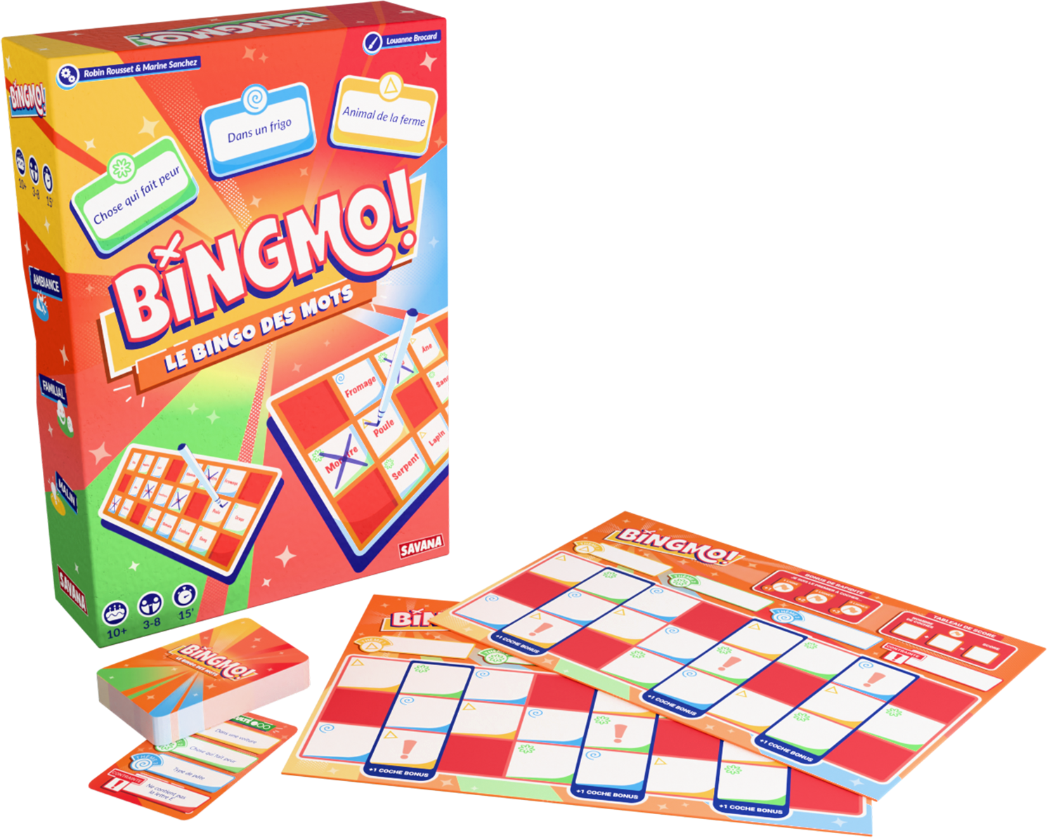Contenu de la boîte Bingmo!